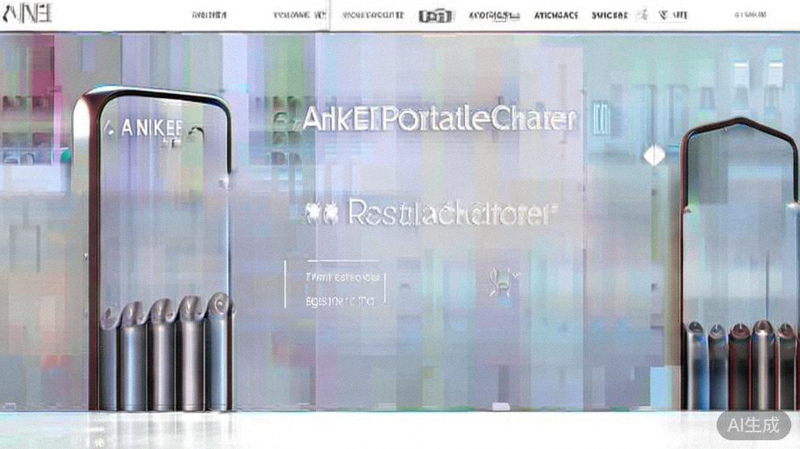 Anker充电宝产品在欧美电商平台上的品牌展示页面