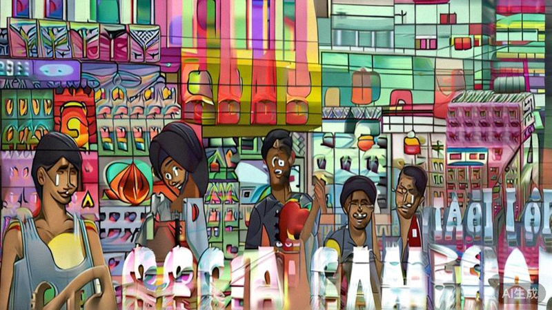 东南亚年轻人在使用手机进行社交和购物，展示社交电商的活跃场景