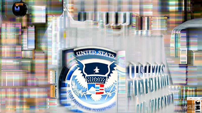 美国海关与边境保护局标志及进口商品文件