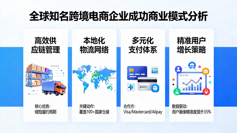 新闻报道聚焦全球知名跨境电商企业的成功商业模式分析