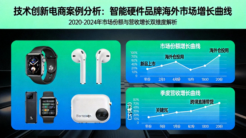 技术创新电商案例分析展示智能硬件品牌在海外市场的增长曲线